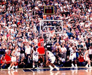 Michael Jordan's greatness was on display in Game 6 of the NBA Finals at Utah.