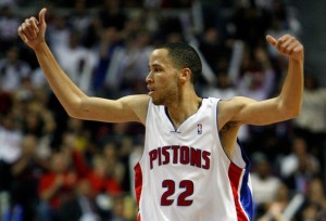 Tayshaun Prince has been the most consistent player for the Pistons this season. (GETTY IMAGES)