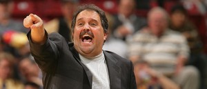 Stan Van Gundy was called out by Shaquille O'Neal, who accused his former coach of being a "master of panic." (NBAE/GETTY IMAGES)