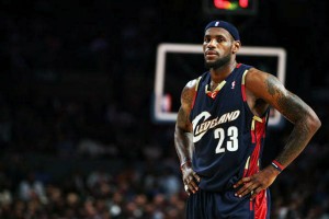 LeBron James would love to bring a championship to Cleveland. (GETTY IMAGES)