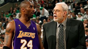 Kobe Bryant and Phil Jackson were not happy with the way Game 4 was officiated. (NBAE/GETTY IMAGES)