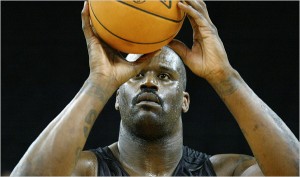 The Cavaliers acquired center Shaquille O'Neal to be LeBron James' lead general. (GETTY IMAGES) 