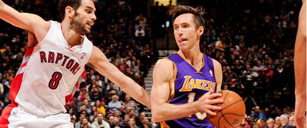 Steve Nash and the Lakers can't seem to get going this season. (GETTY IMAGES)
