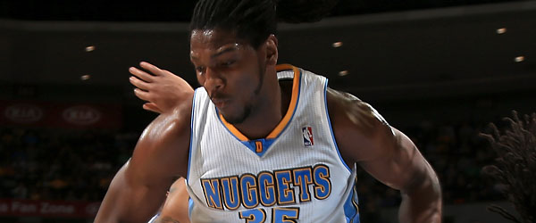 Second-year power forward Kenneth Faried has brought a ton of hustle to the Denver Nuggets. (GETTY IMAGES)