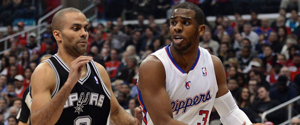 Tony Parker and Chris Paul are the MVPs of their respective teams. (GETTY IMAGES)