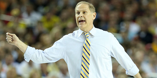 Michigan coach John Beilein had a rough time in the national championship game. (GETTY IMAGES)