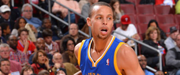 Stephen Curry had 18 points, 10 rebounds and 12 assists against Philly. (GETTY IMAGES)