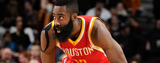 James Harden is enjoying the best season of his NBA career. (GETTY IMAGES)